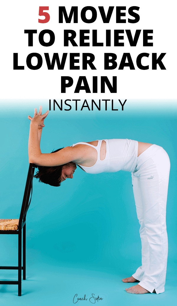 Two Moves for Instant Back Pain Relief #backpain #backpainrelief #lowb, Back  Pain Relief