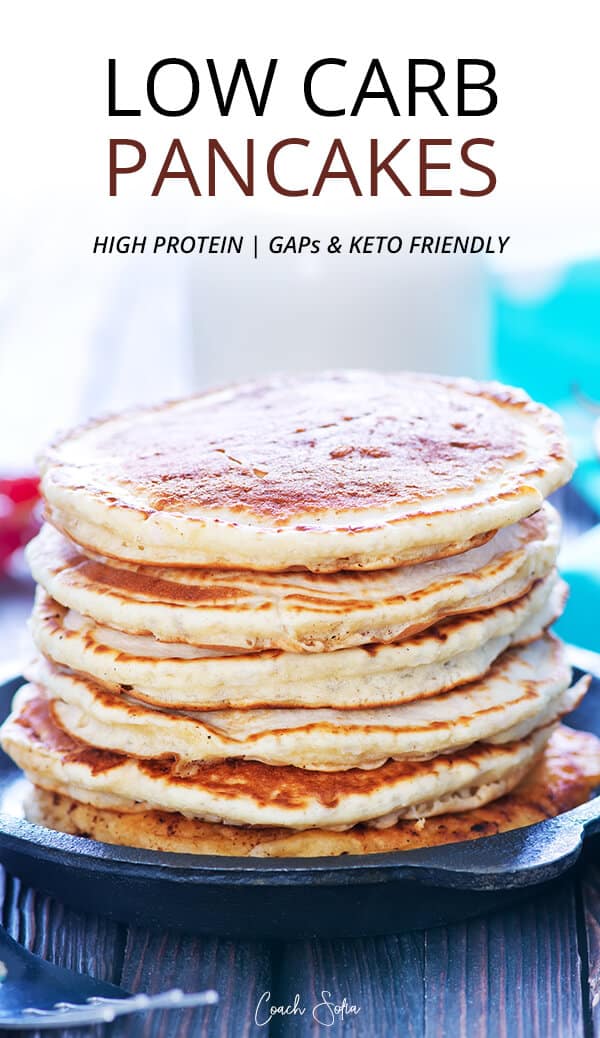 Low carb pancakes - almond flour - Coach Sofia Fitness