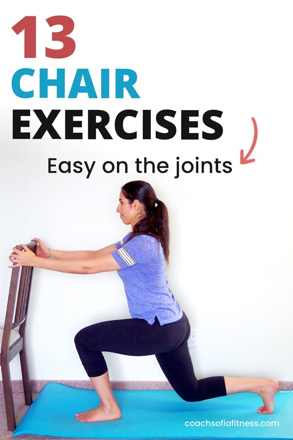13 Full-Body Chair Exercises Easy On Your Joints (Great for Seniors) -  Coach Sofia Fitness