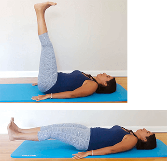 Double Leg Stretch - Abdominal Exercises for Core Stabilization