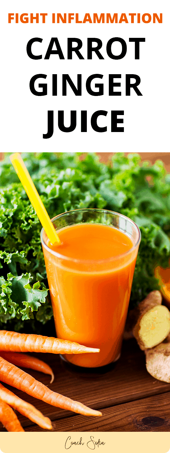 The Healthiest Ginger Carrot Juice - Coach Sofia Fitness