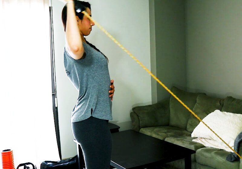 shoulder external rotation and row