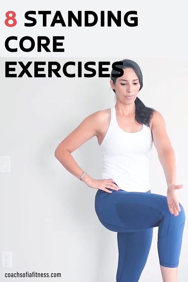 13 Standing Core Exercises For Back Pain [Do Them Anywhere!]