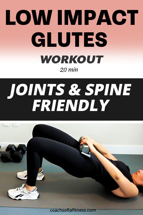 Efficient Low-Impact Glutes Workout (Back & Piriformis Friendly) - Coach  Sofia Fitness