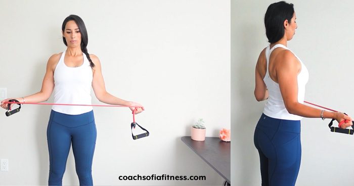 6 Resistance Band Back Exercises - Coach Sofia Fitness