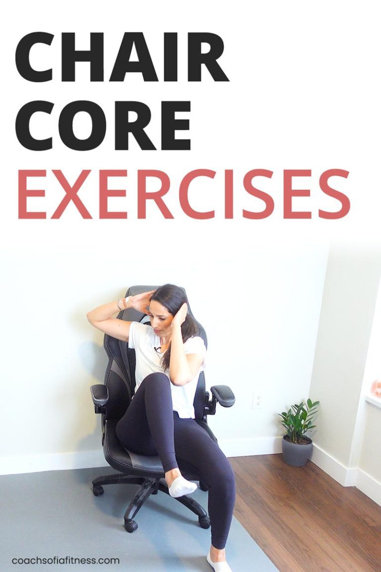 8 Chair Core Exercises To Do While Seated - Coach Sofia Fitness